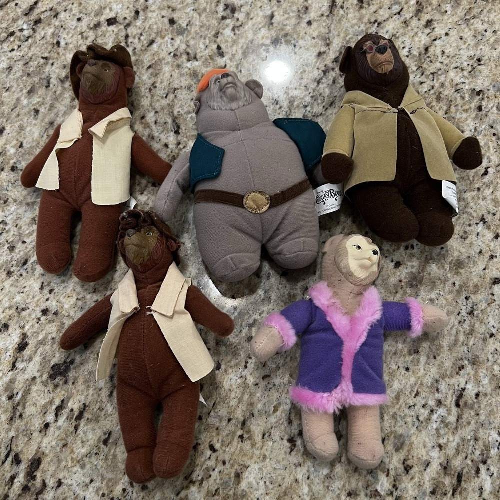 Disney McDonald's Country Bears Jamboree Plush Toy Dolls - Set of 5
